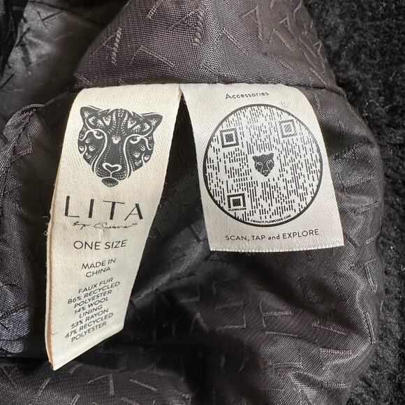 Lita By Ciara New Faux Fur Wool Blend Bucket Hat Streetwear Baddie Mob Wife Y2k main image 6